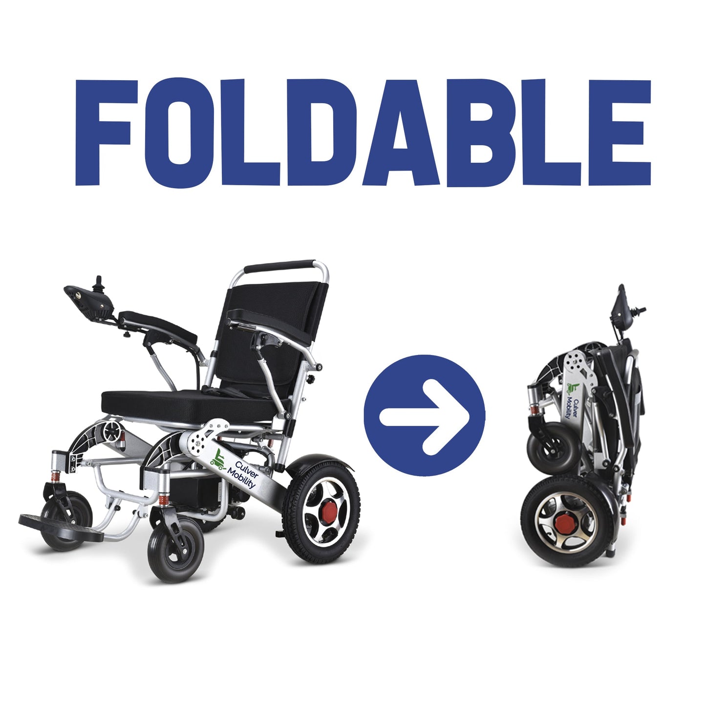 Electric Wheelchair Wildcat 330 lbs Max Load-500W-13 Miles