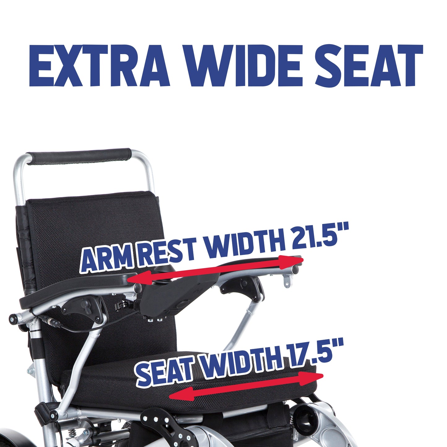 Cobra - Folding & Divisible Electric Wheelchairs 2 Battery-400lbs -500W- 30 Miles