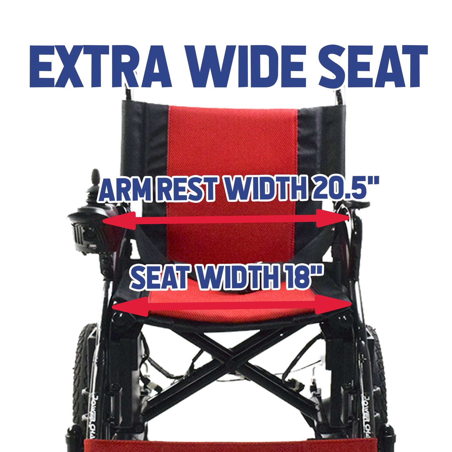 Lightweight Electric Wheelchair - Artemis - 265lbs Capacity