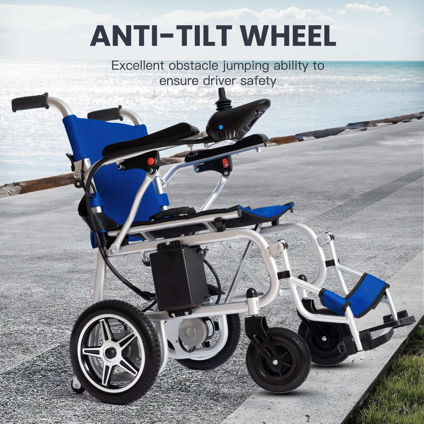 ARTEMIS PRO-Lightweight Foldable Electric Wheelchair 500W 12 miles