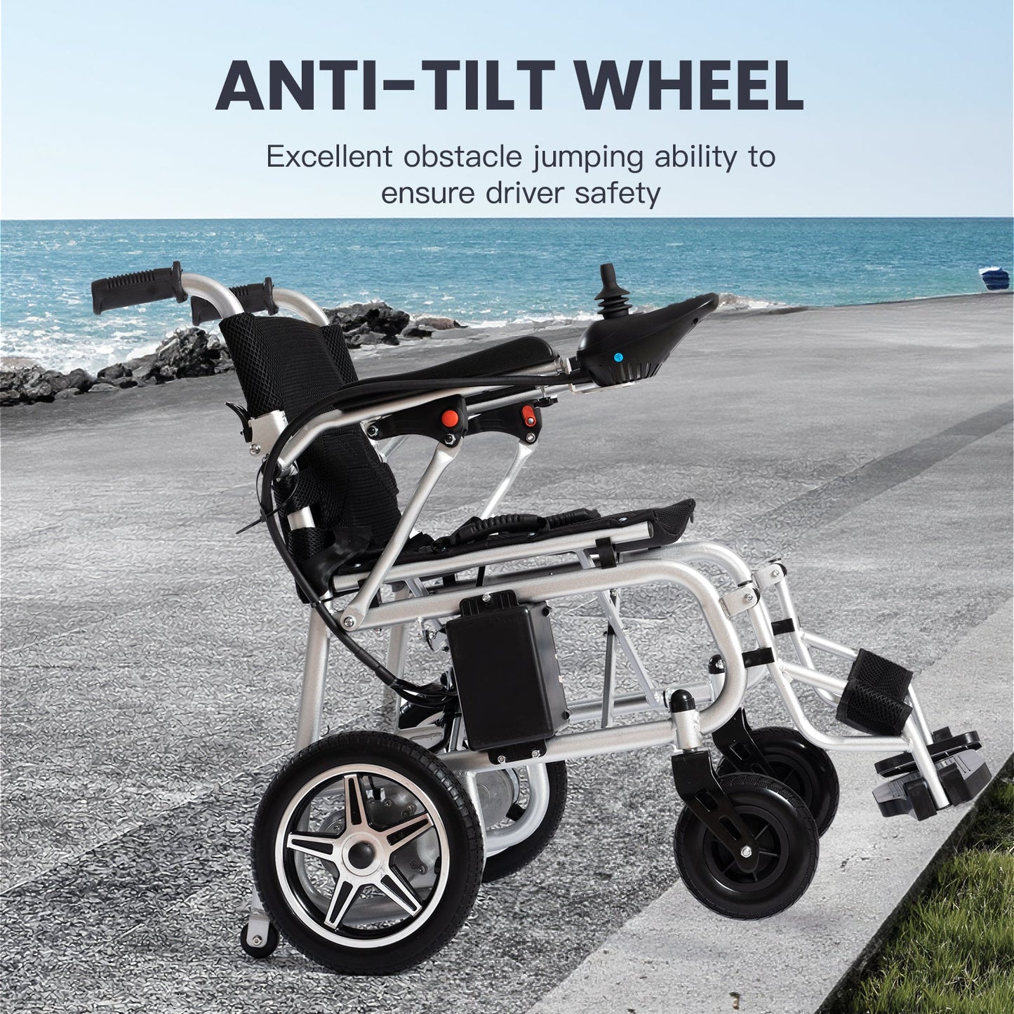 Lightweight Foldable Electric Wheelchair 500W 12 miles ARTEMIS