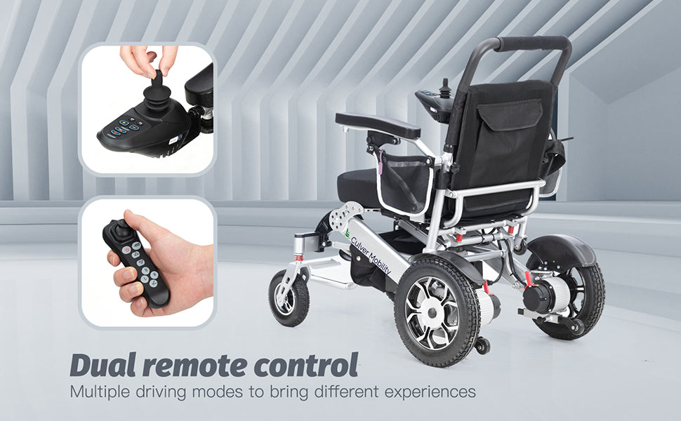 Electric Wheelchair One Click Automatic Fold and Unfold - Wolf Series