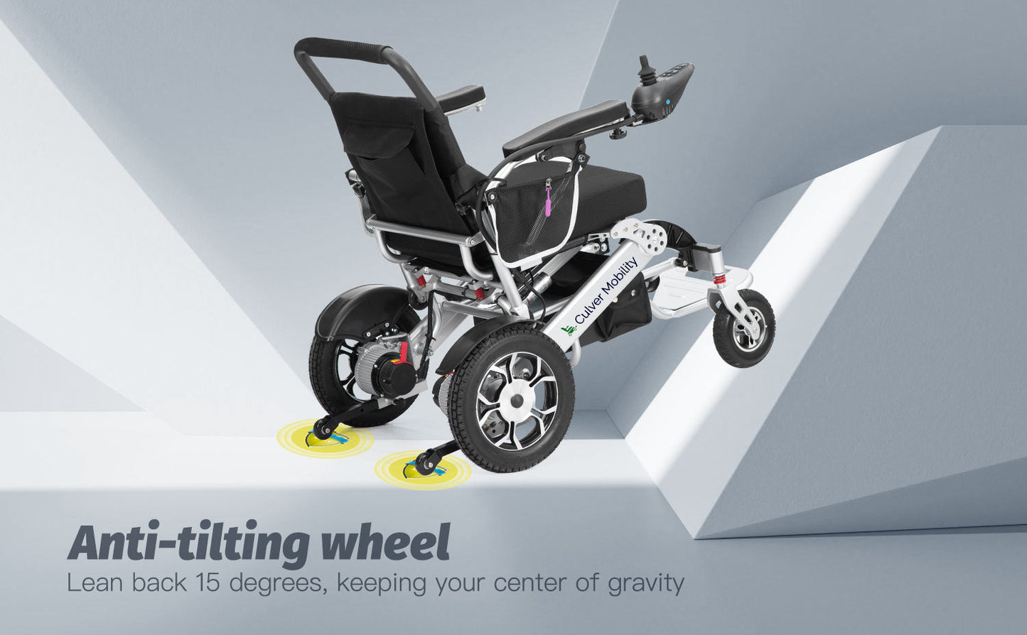 Electric Wheelchair One Click Automatic Fold and Unfold - Wolf Series