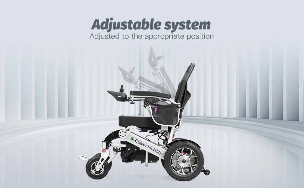 Electric Wheelchair One Click Automatic Fold and Unfold - Wolf Series