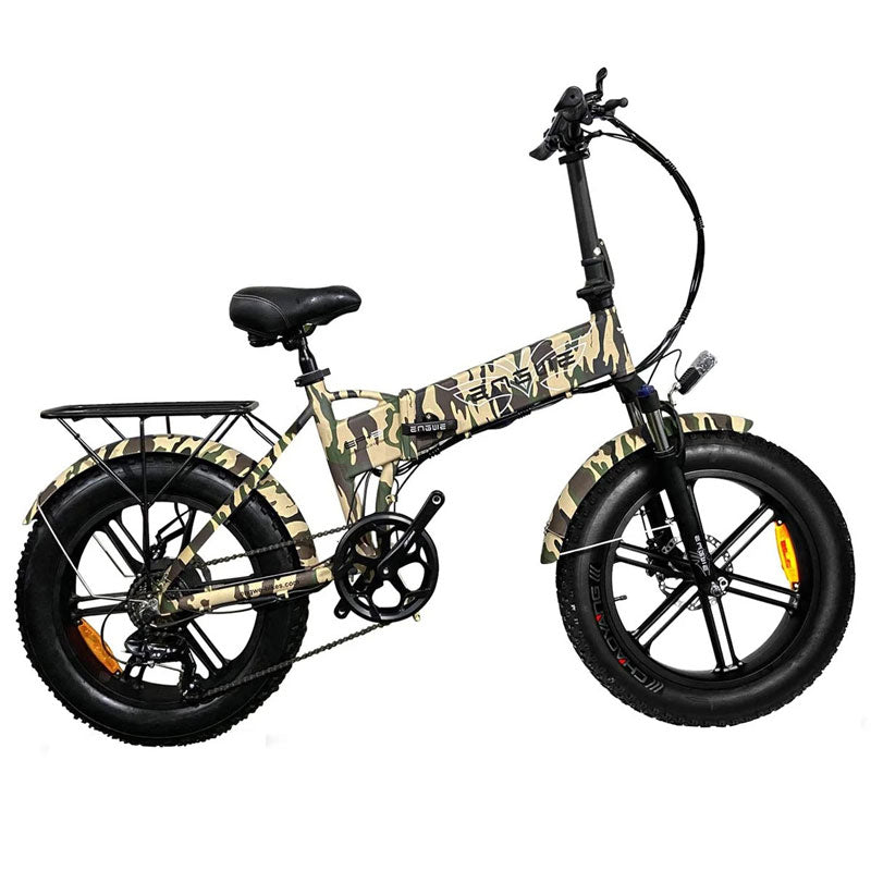 EP2 48V 500W 20" Fat Tire Folding Electric Bike