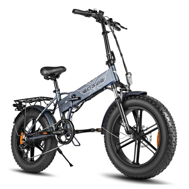 EP2 48V 500W 20" Fat Tire Folding Electric Bike