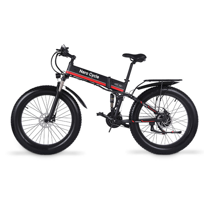 MX01 48V 1000W 26" Fat Tire Electric Folding Bike