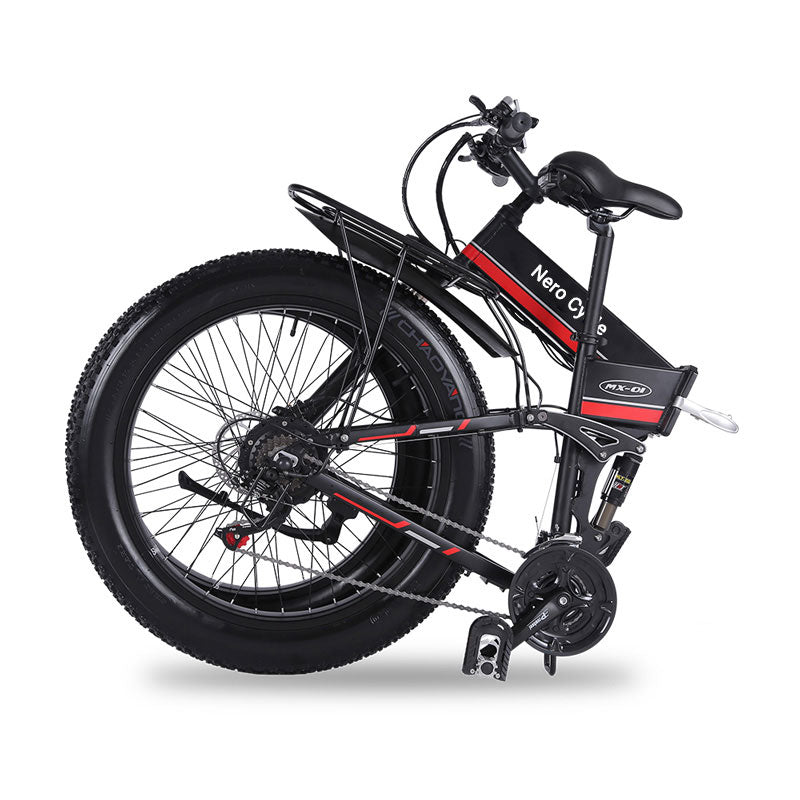 MX01 48V 1000W 26" Fat Tire Electric Folding Bike