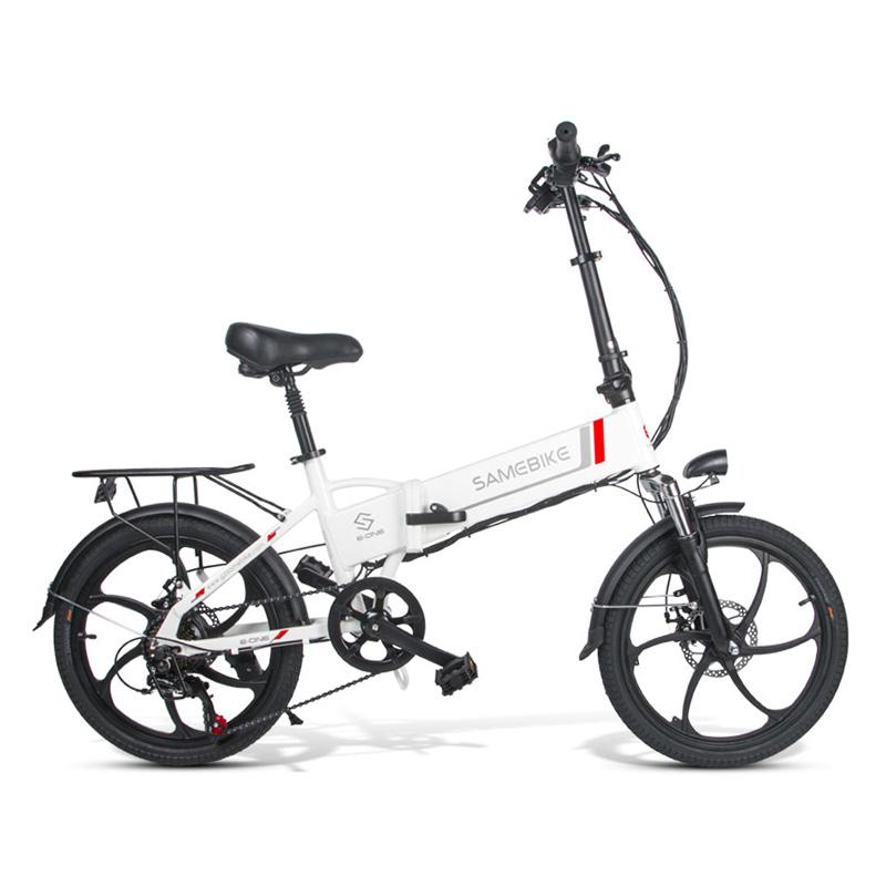 SAMEBIKE 20LVXD30 350W 20 Inch Electric Folding Bike White