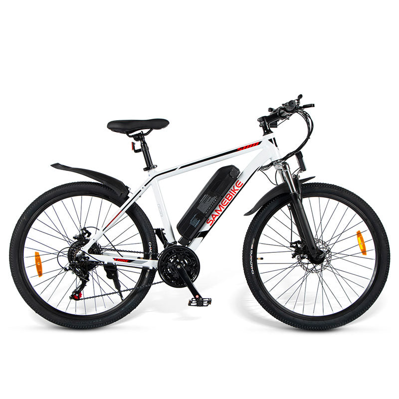 Samebike SY26 36V 350W 26" Electric Mountain Bike White