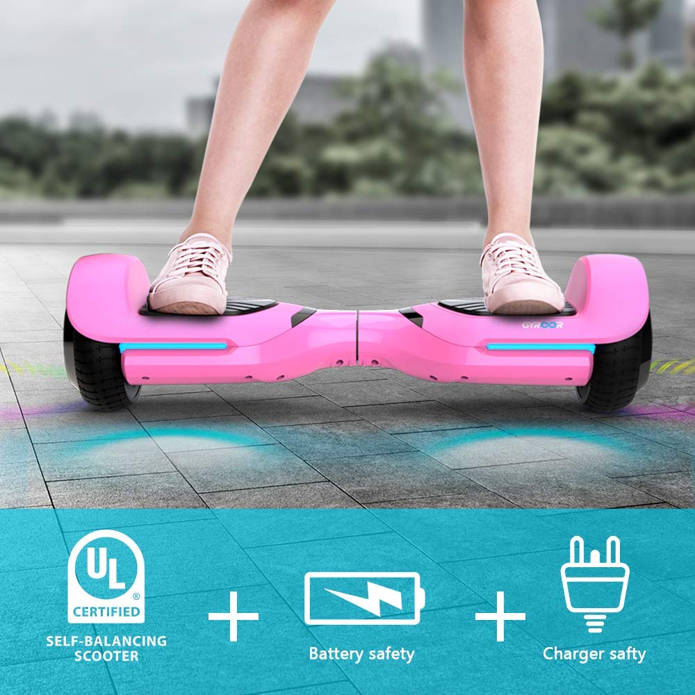 T580 6.5" Swift Hoverboard for Kids - Pink