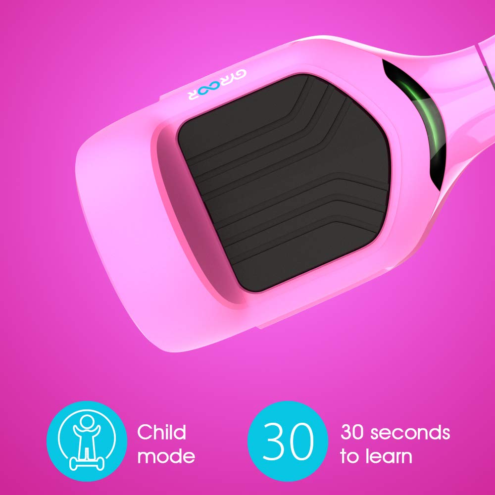 T580 6.5" Swift Hoverboard for Kids - Pink