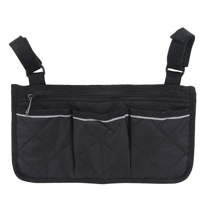 All Models - Wheelchair Armrest Organizer Bag-Black